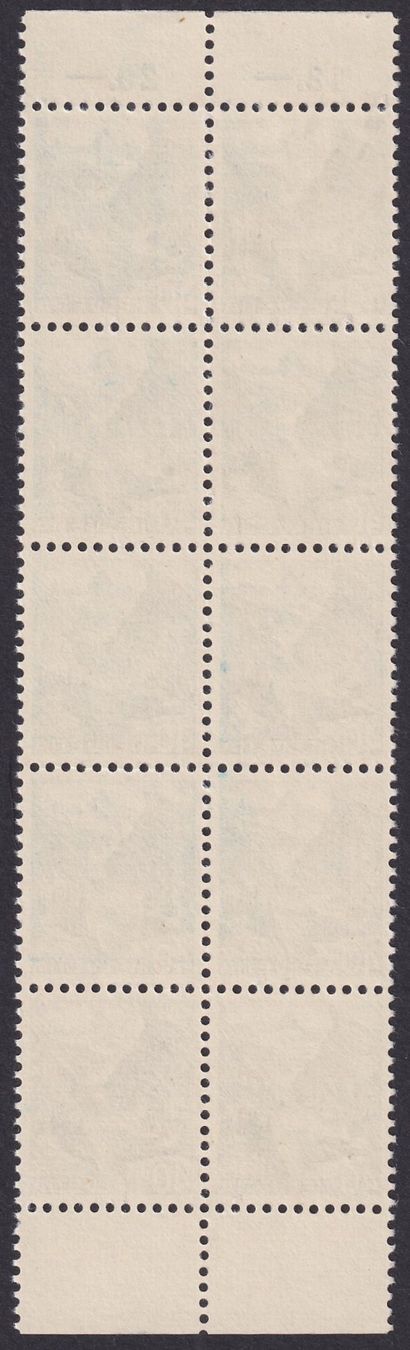 Tutti i francobolli: 1948, Nr.290 im 10er-Bogen postfrisch ** Kat: 450.- – Usato da Sursee venduto da Luzernerraute 1