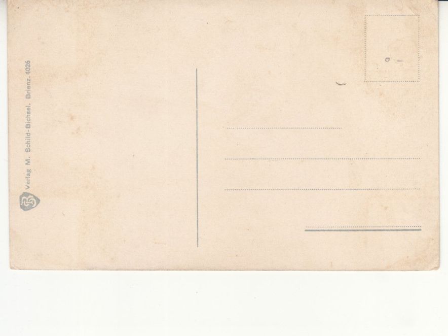 Cartoline postali: Niesen Kulm, ca. 1920 – Usato da Bürglen TG venduto da StampGraf 1