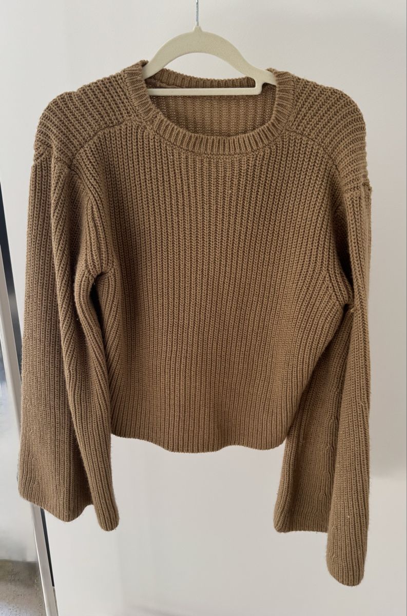 Zara Maglioni & Felpe: Zara Pullover braun weit geschnittene Ärmel – Nuovo (secondo la descrizione) da Zürich venduto da di_archive 1