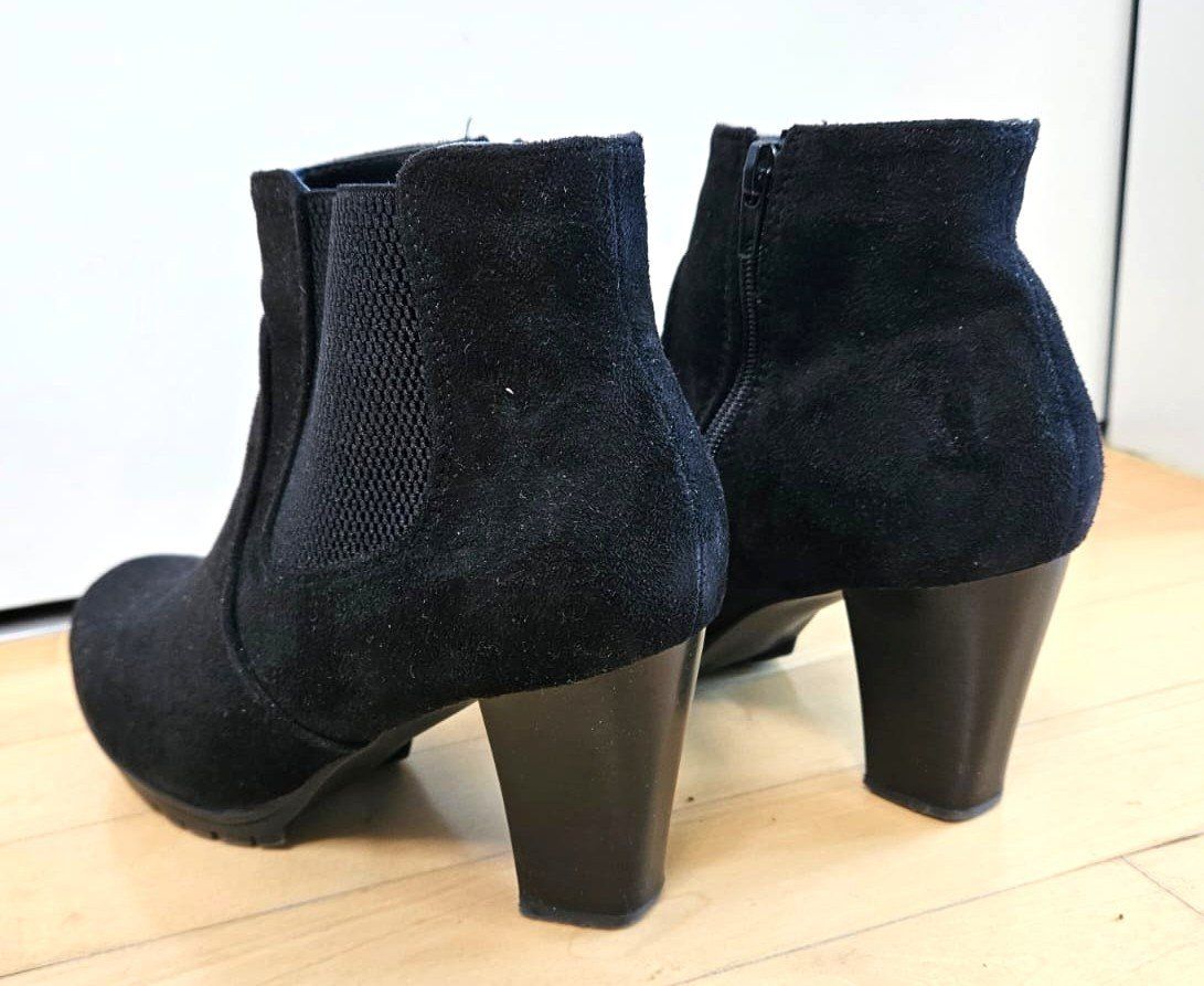 Damenschuhe: Damen Steifelette, Grösse 39, schwarz – Gebraucht aus St. Gallen von AnBau 1