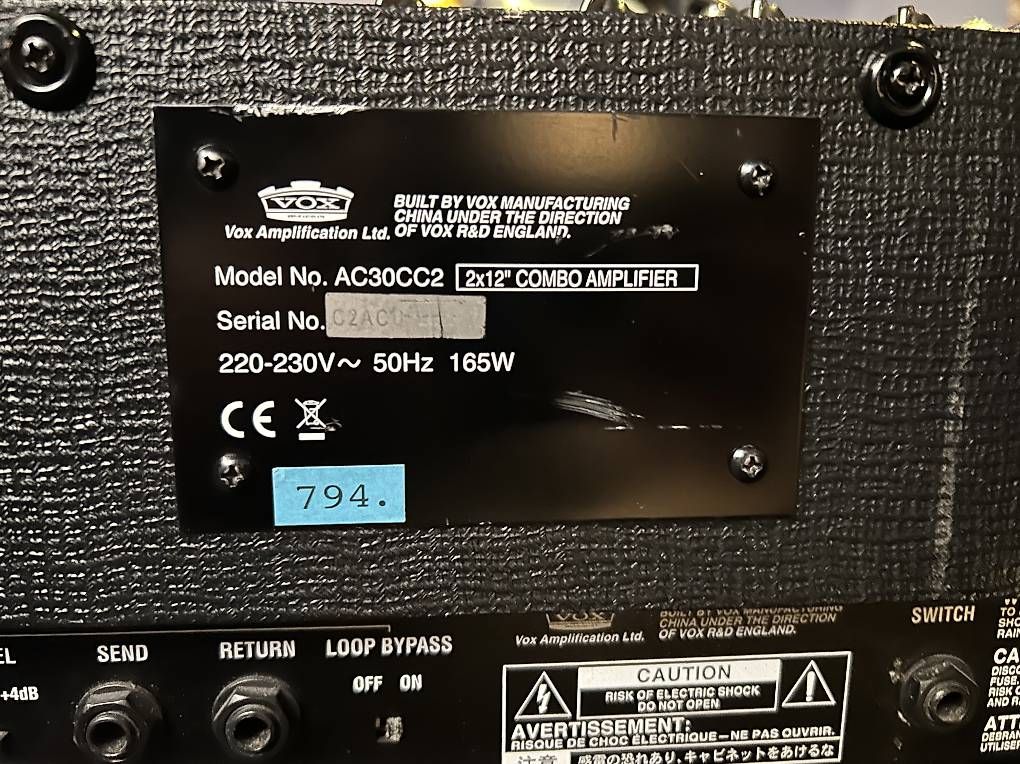 Vox Amplificateurs: Vox AC30 CC2 – D'occasion à Basel par pandafighter 1