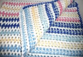 Kleine Wolldecke  - Petite couverture en laine
