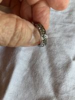 Stahlring mit Zirkonia Gr 51