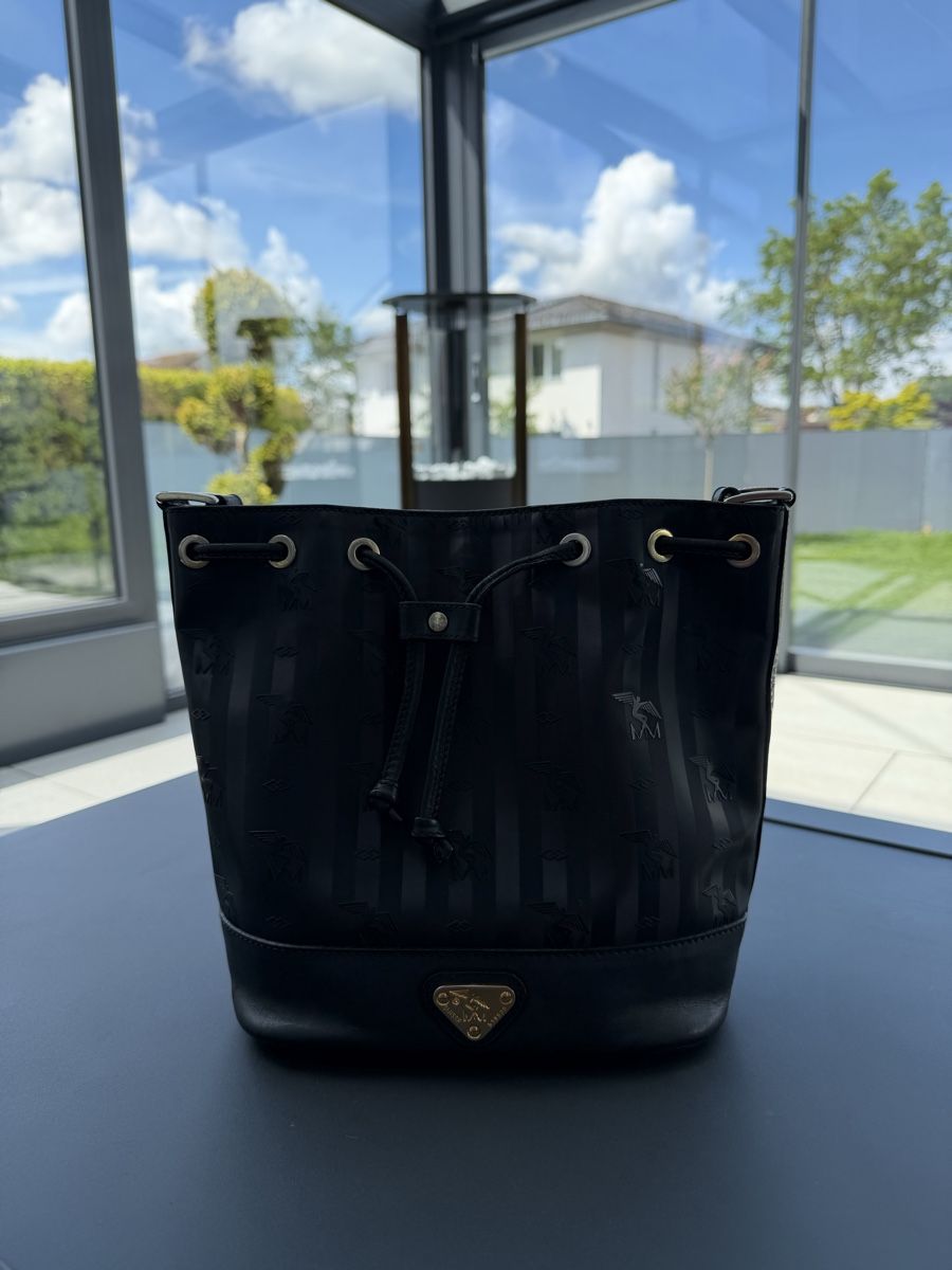 Maison Mollerus Borse da donna: Maison Mollerus Beuteltasche Schwarz/Gold – Usato da Niederhasli venduto da SWP24