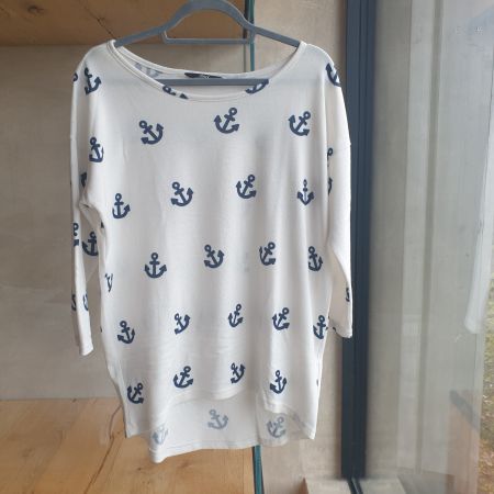 🐸 OVERSIZE S (AUCH M/L) PULLOVER MIT ANKER DESSIN VON ONLY