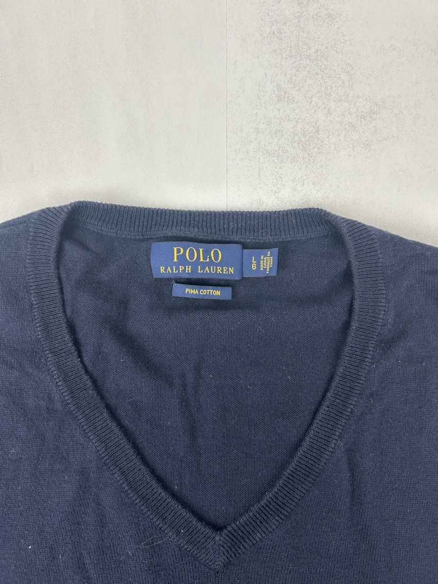 Ralph Lauren Maglioni & Felpe: Pull col V Ralph Lauren bleu marine - taille L – Nuovo (secondo la descrizione) da Hauterive NE venduto da Leo_o 2