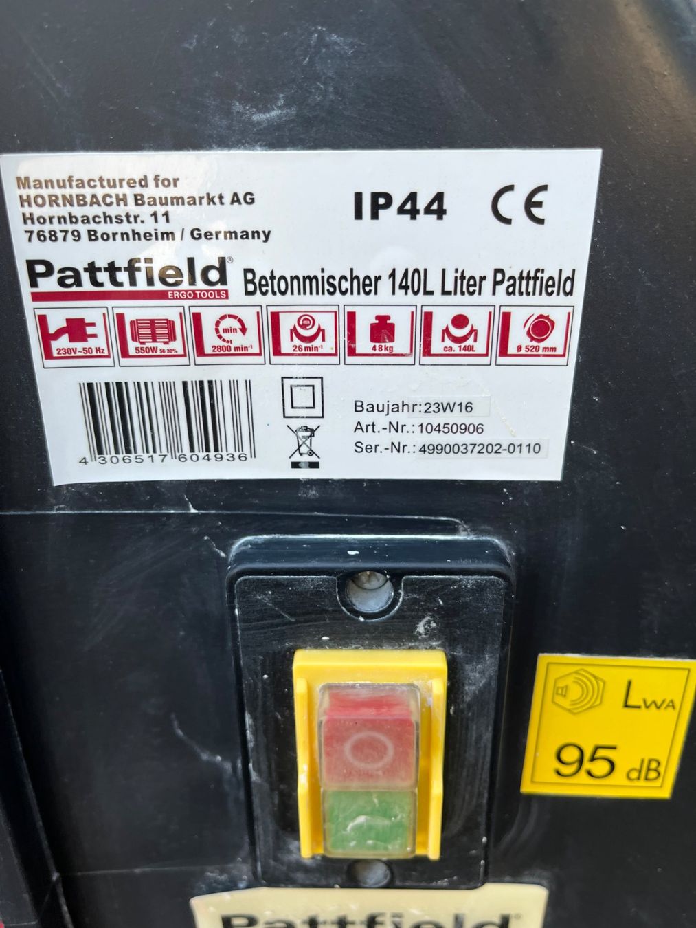 Tutte le macchine: Bétonnière 140litres – Usato da sorens venduto da buburuza01 1