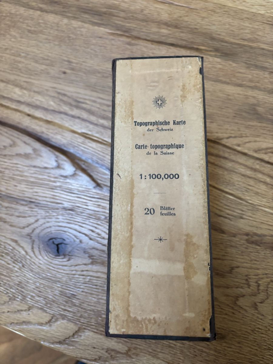 Cartine & Atlanti: Topographische Karten der Schweiz – Usato da Hinwil venduto da Spazzo