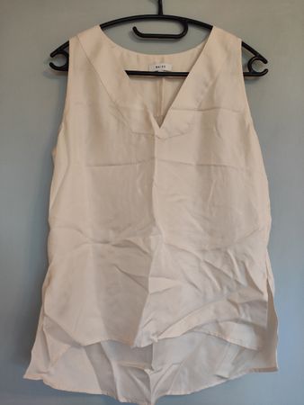 Top Reiss en soie beige, taille 36 - Élégant pour l'été!