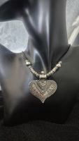 Collana ciondolo cuore argento etnico nuovo