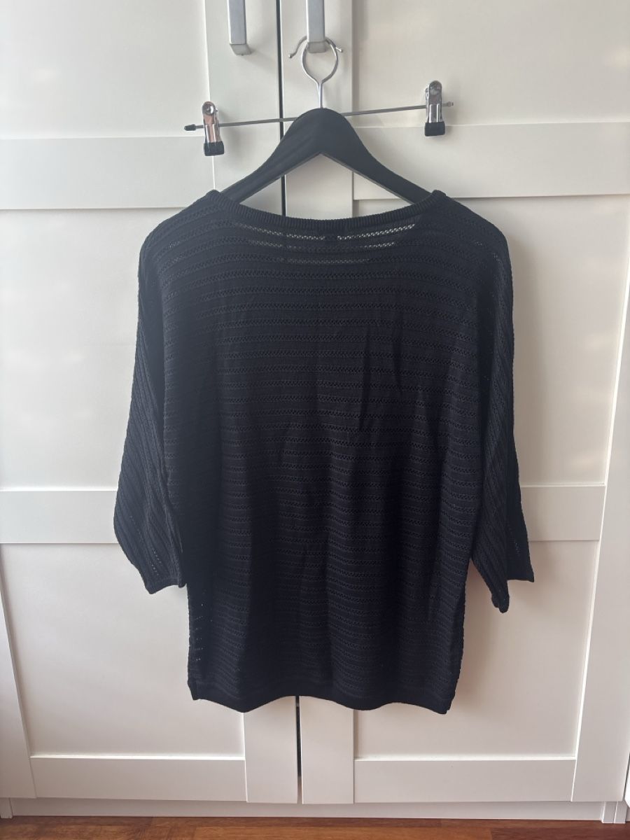 Maglioni & Felpe: Damen Pullover schwarz Grösse L gestrickt – Usato da Nänikon venduto da Caro8989 1