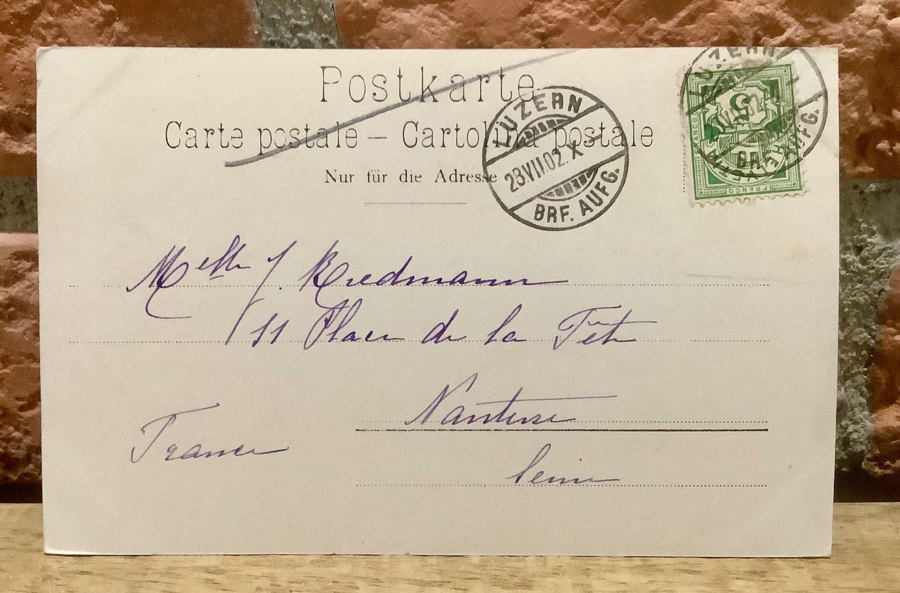 Cartoline postali: 1902 - LUZERN Gütsch & Pilatus – Usato da Root venduto da ENGLAND-TREASURES 2