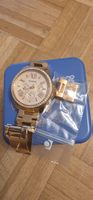 Fossil Uhr Damen Goldfarben mit Steinen NEU