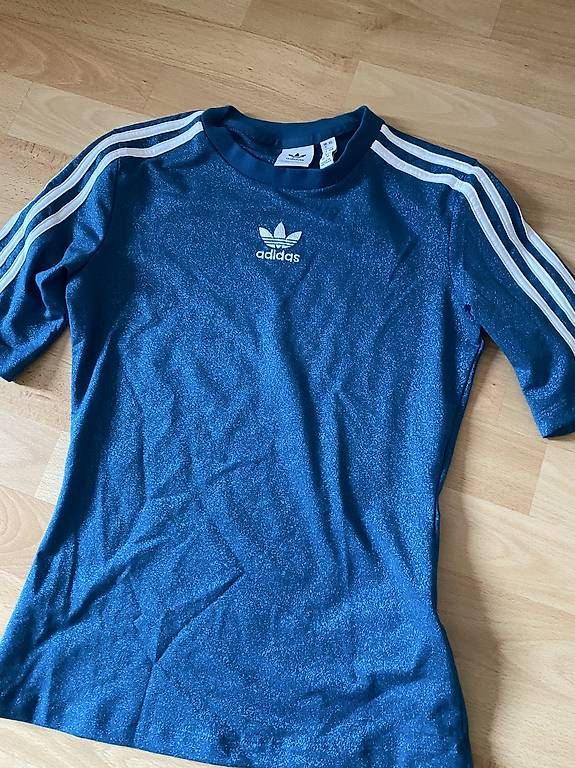 Adidas T-Shirts: Adidas Tshirt Glitzer Blau Türkis – Gebraucht aus Bern von n-dine 3