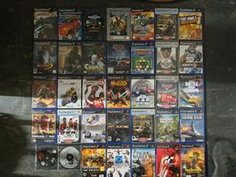 35 gebrauchten PS2-Spielen (2ps1)