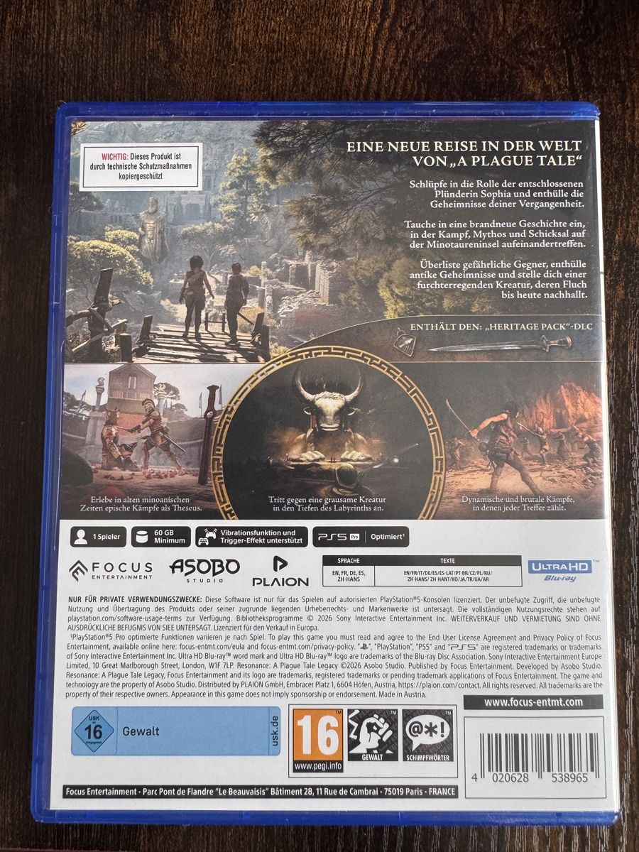 Spiele: Resonance PS5 – Gebraucht aus Studen BE von nou_2tgw 1