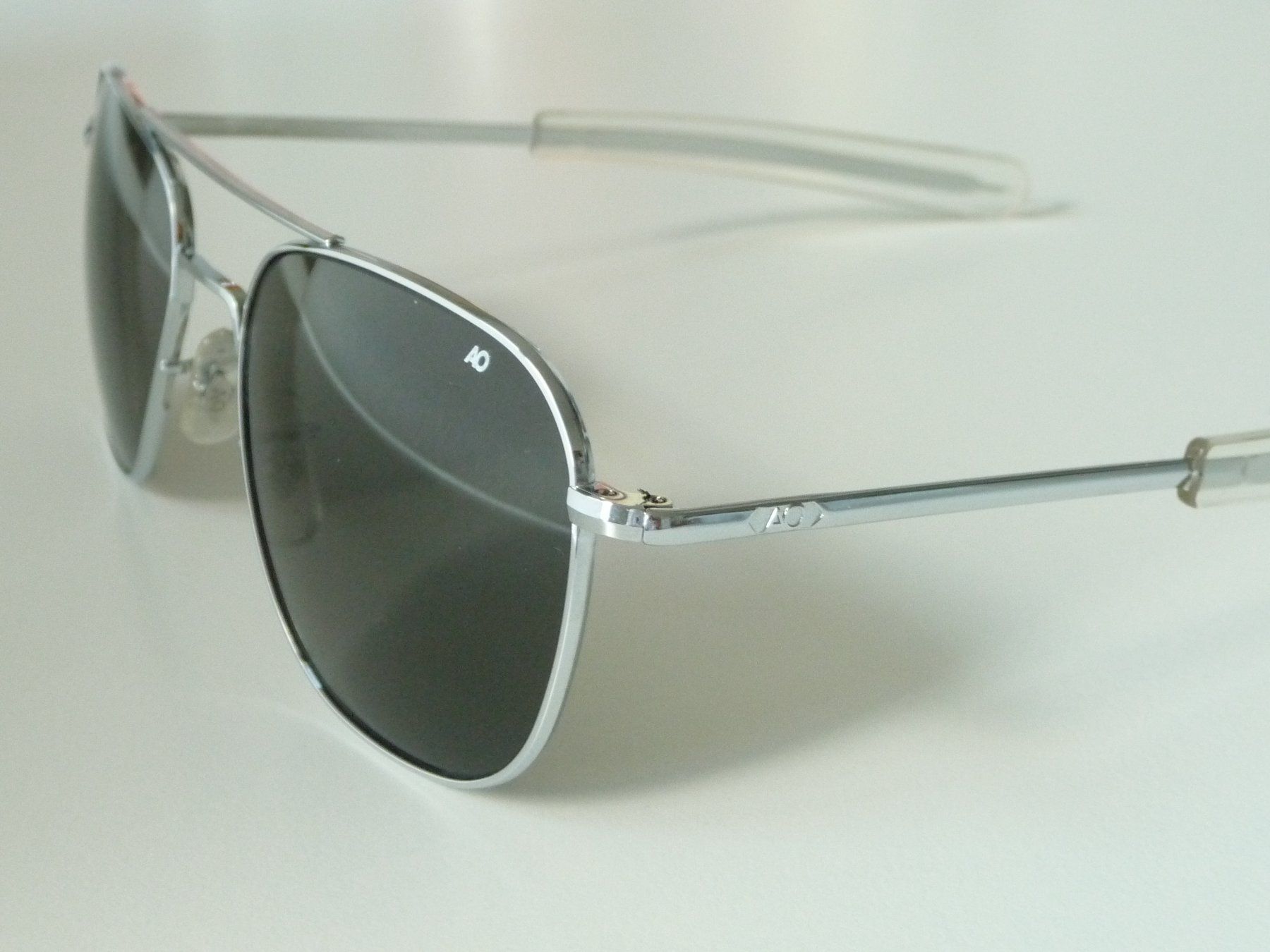 Occhiali & Lenti: KLASSIKER American Optical Original Pilot 57mm silber grau.G – Nuovo e nell'imballaggio originale da Winterthur venduto da ricofly 4