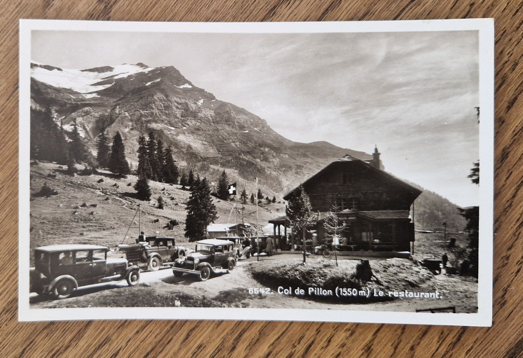 Cartoline postali: Col de Pillon, Oldtimer 1933, v. Gsaad n. Bern – Usato da Ebikon venduto da Donar50