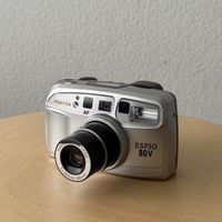Kleinbildkamera Pentax Espio 80V silber gebrauchter Zustand