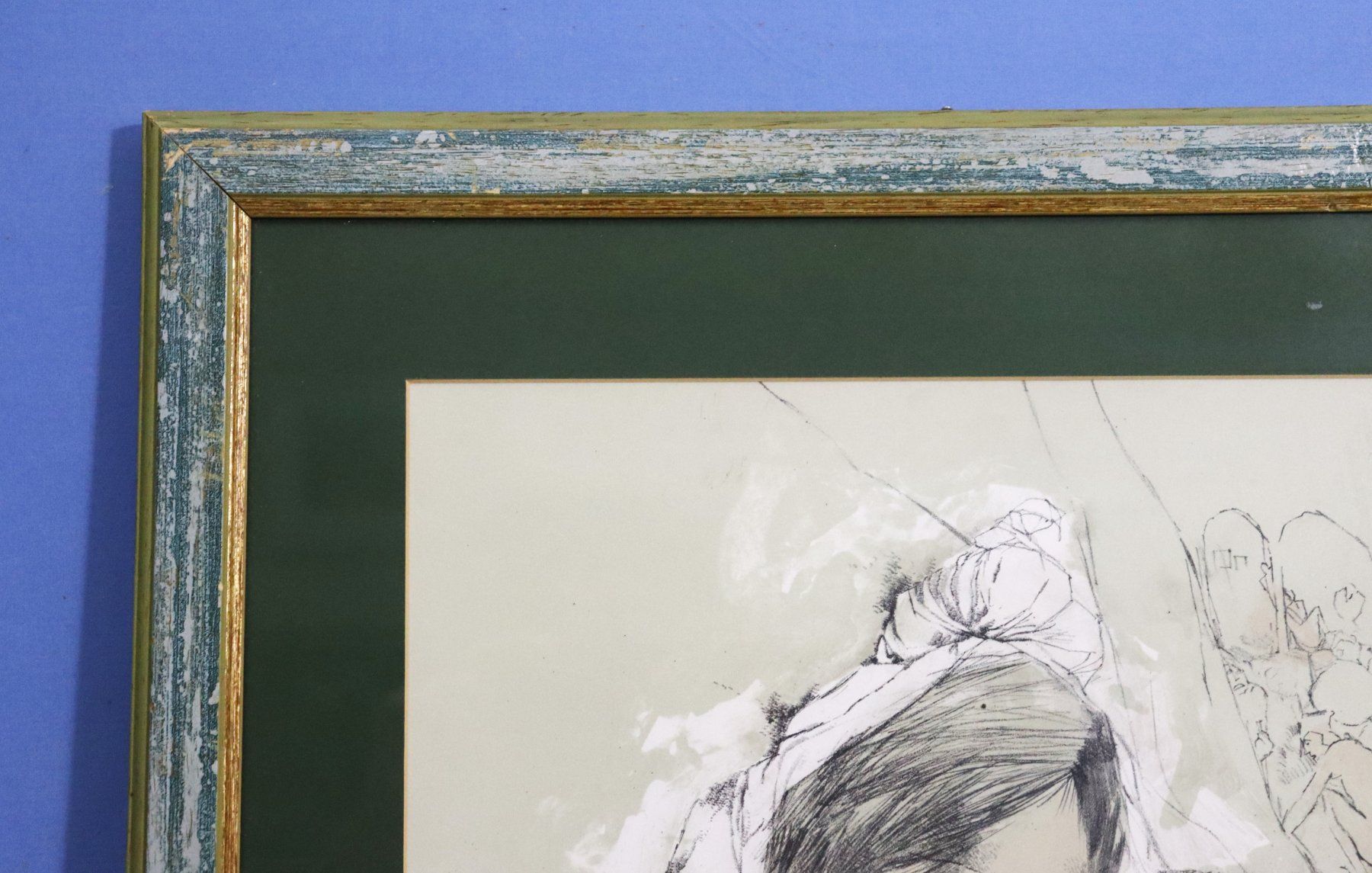 Arts picturaux & lithographies: Otto Bachmann 1915-1996, Lithographie, "Loth mit Tochter" – D'occasion à Zug par Kunst-Fundgrube 8