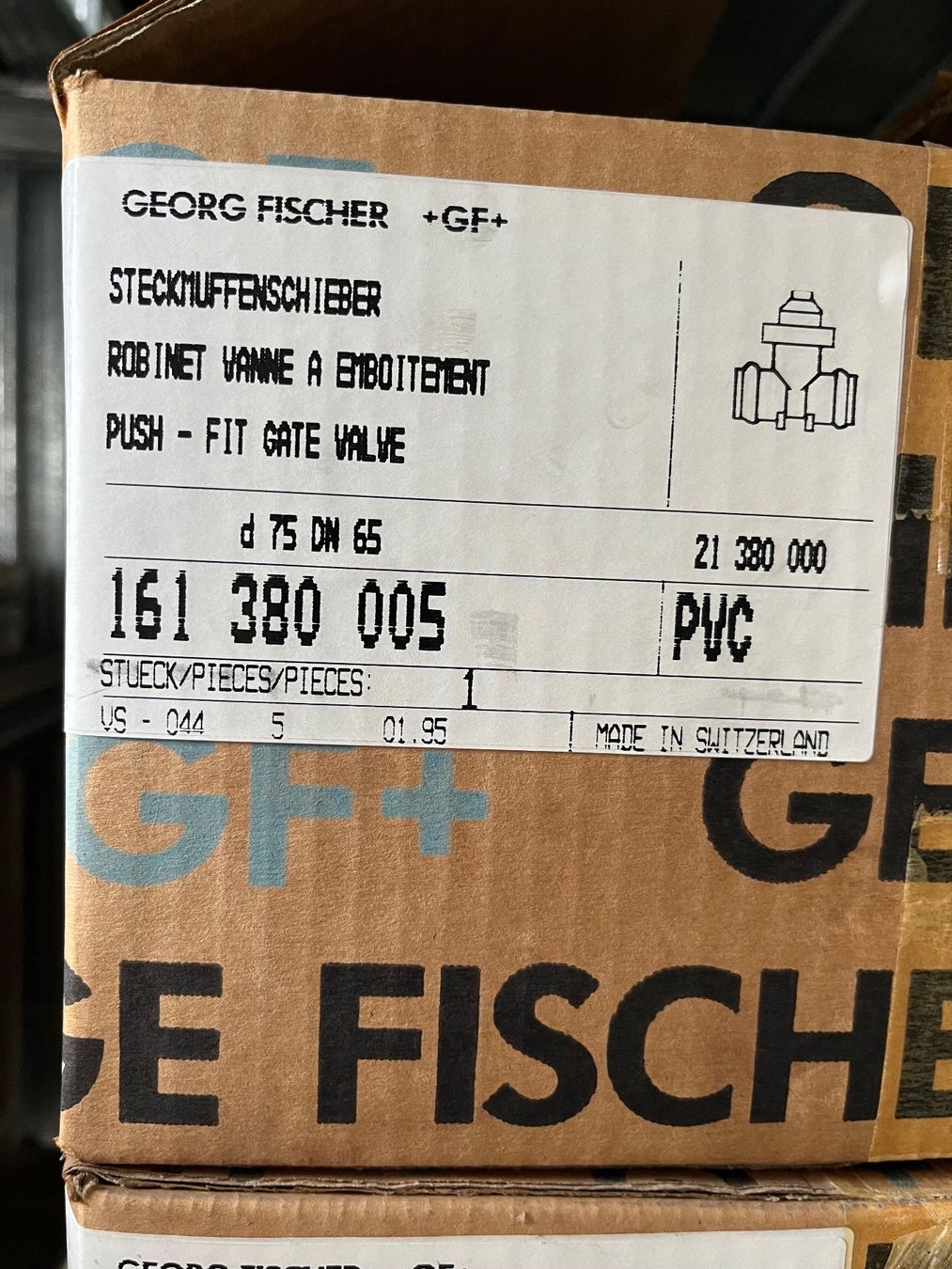 Rubinetteria: Georg Fischer +GF+  Steckmuffenschieber DN50 – Nuovo e nell'imballaggio originale da Zürich venduto da BBET2025 4