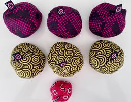 7-teiliges Soft-Boccia-Set mit Stoffbällen. Ideal für Kinder