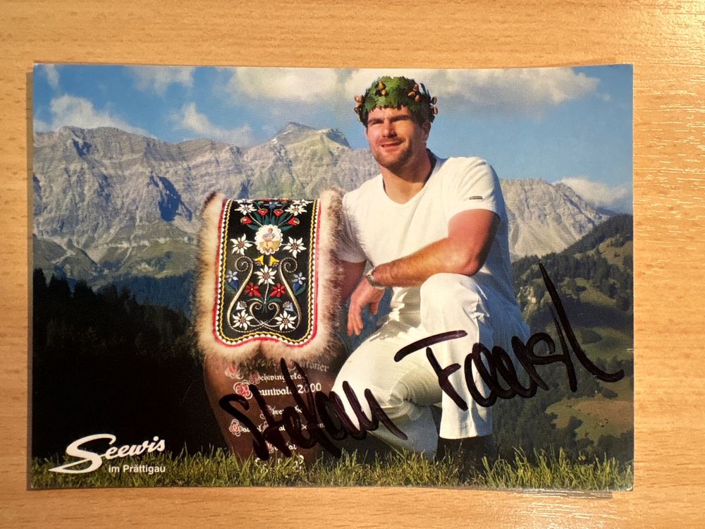 Stefan Fausch Autogrammkarte - Schwinger (Gebraucht) in Ibach für CHF 3 ...