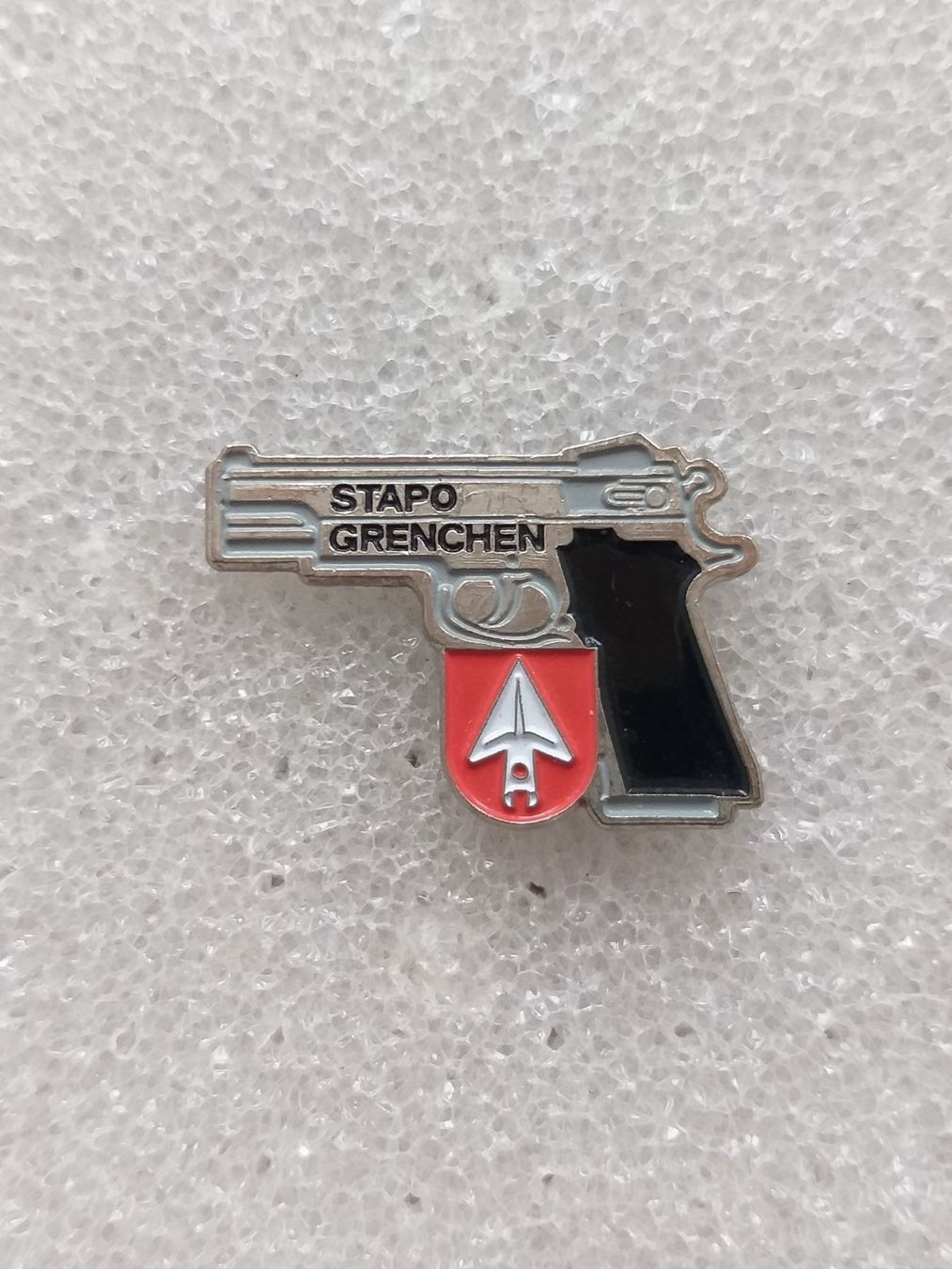 Plaquettes & Badges: Abzeichen STAPO GRENCHEN – D'occasion à Bauma par SwissMilitaria
