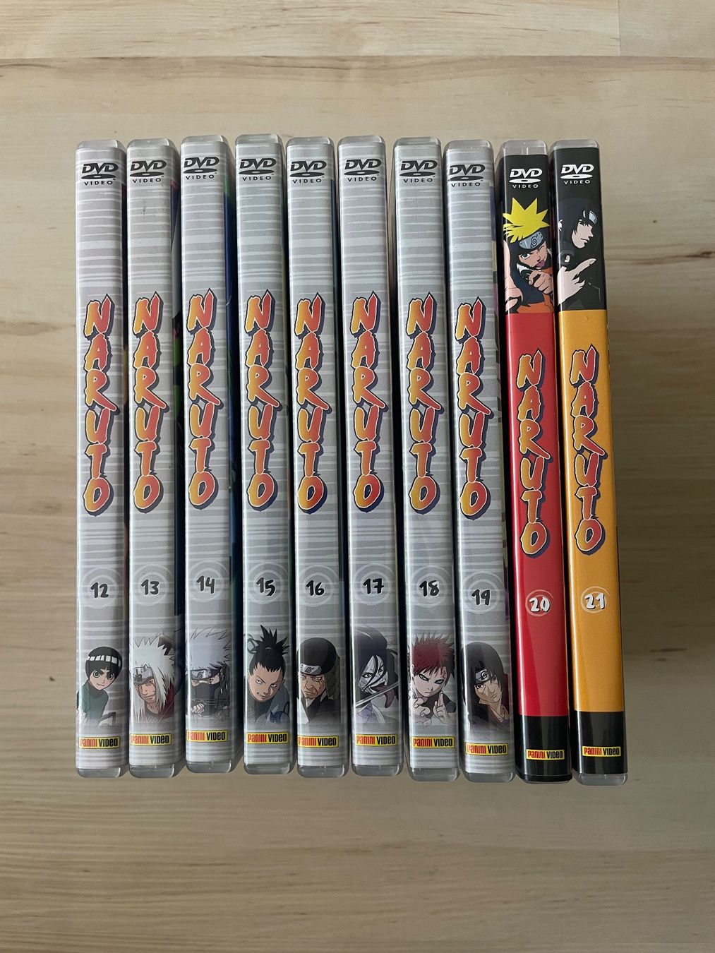 Tutti i DVDs: DVD Serie Naruto Volume 12-21 – Usato da Wiesendangen venduto da s_n_fcg8 1