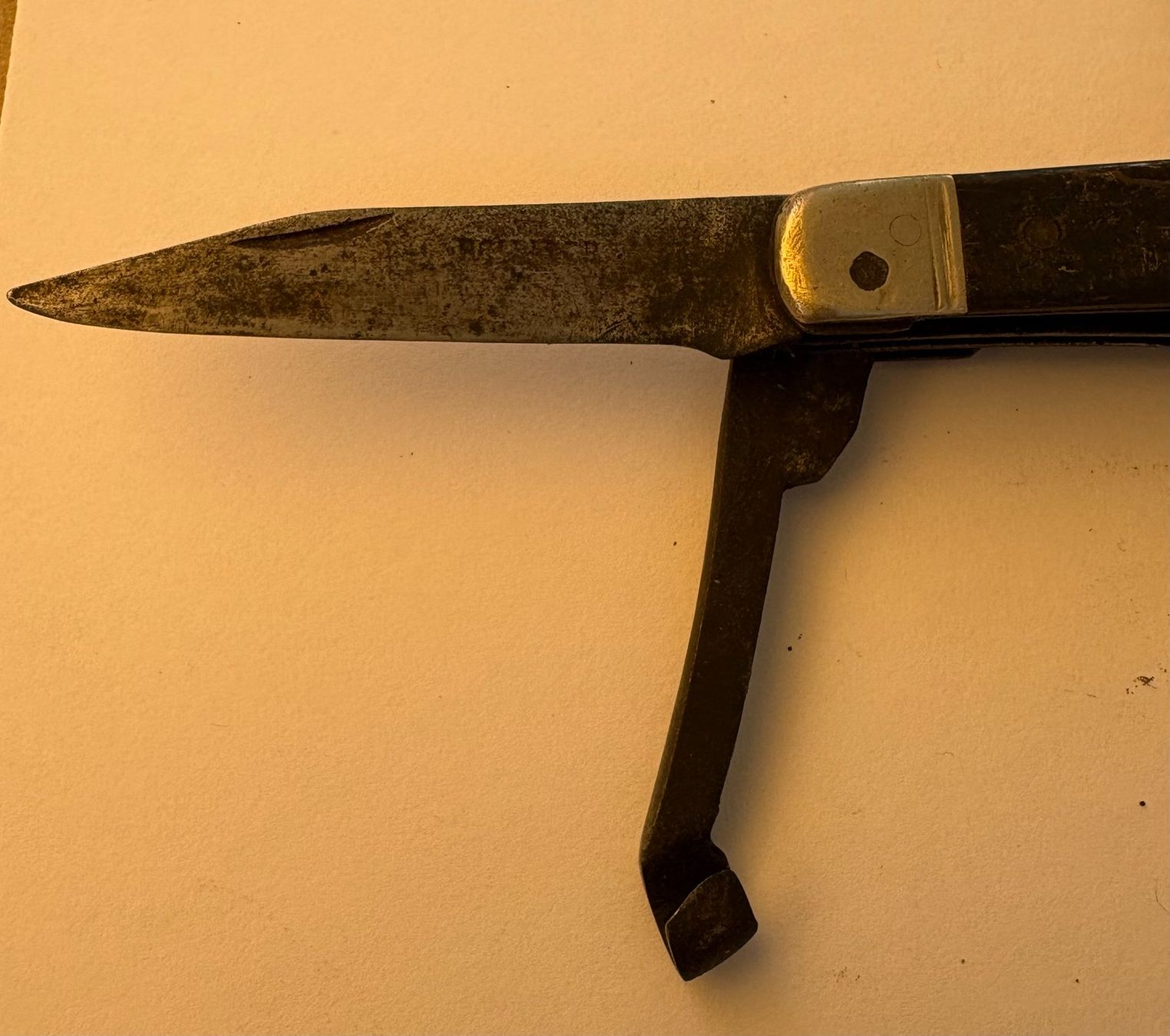Taschenmesser: ANTIKES SACKMESSER – Gebraucht aus Ostermundigen von wini63 1