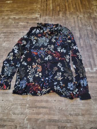 Bluse schwarz/bunt