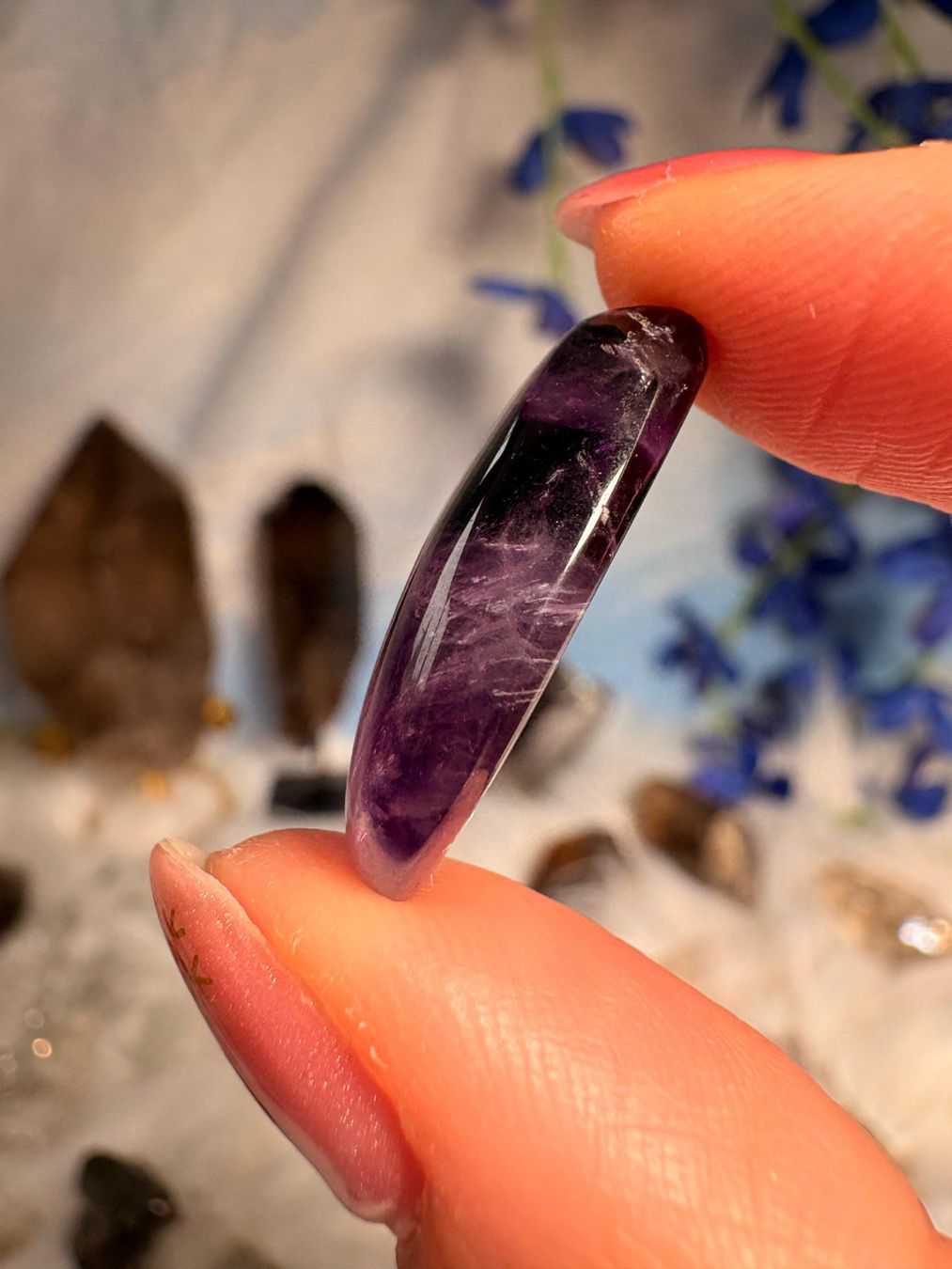 Pietre preziose: Trapiche Amethyst Cabochon – Nuovo e nell'imballaggio originale da Neuheim venduto da m.hald 4