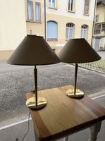 2er Set Tischlampen Messing, elegant, top Zustand, vintage,