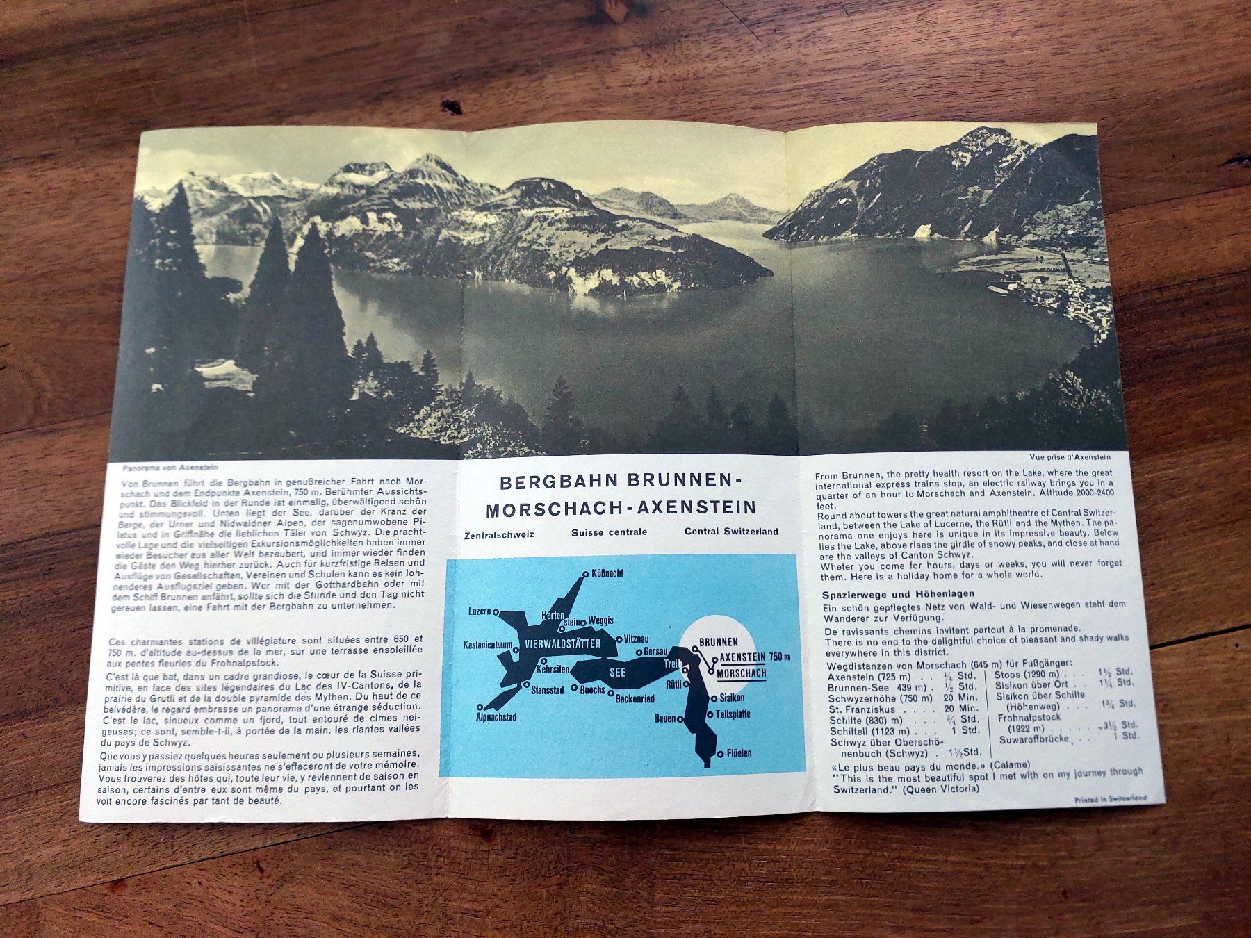 Riviste & Magazine: Ephemera - Bergbahn Brunnen-Morschach-Axenstein – Usato da Schönenwerd venduto da Steidi 1