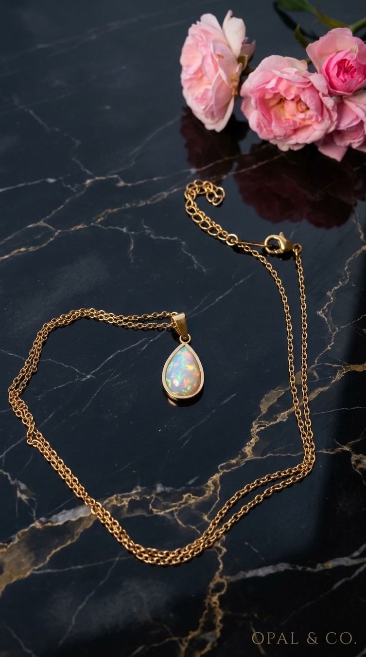 Catenine: Magnifique collier Opale – Nuovo e nell'imballaggio originale da St-Maurice venduto da Sandrinette123