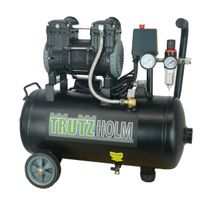 Flüster Kompressor Druckluft ölfrei 24L 900W leise 57 dB(A)