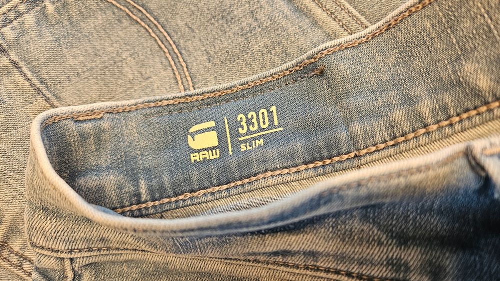 G-Star Jeans: G-Star Raw Jeans Slim 3301 / W32 / L34 – Usato da Auenstein venduto da Biland999 5