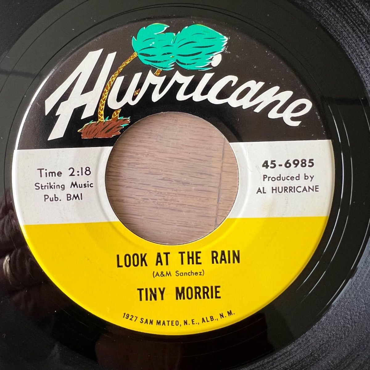 Schallplatten: Tiny Morrie - Look At The Rain / 1. US-Press. 196? – Gebraucht aus Gais von soundcave57
