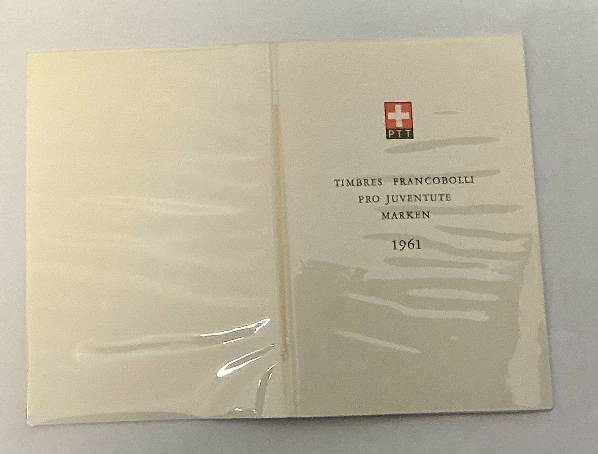 Tutti i francobolli: CH Pro Juventute  Briefmarkenheftchen Satz 1961 – Usato da Koblenz venduto da Markenhimmel 1