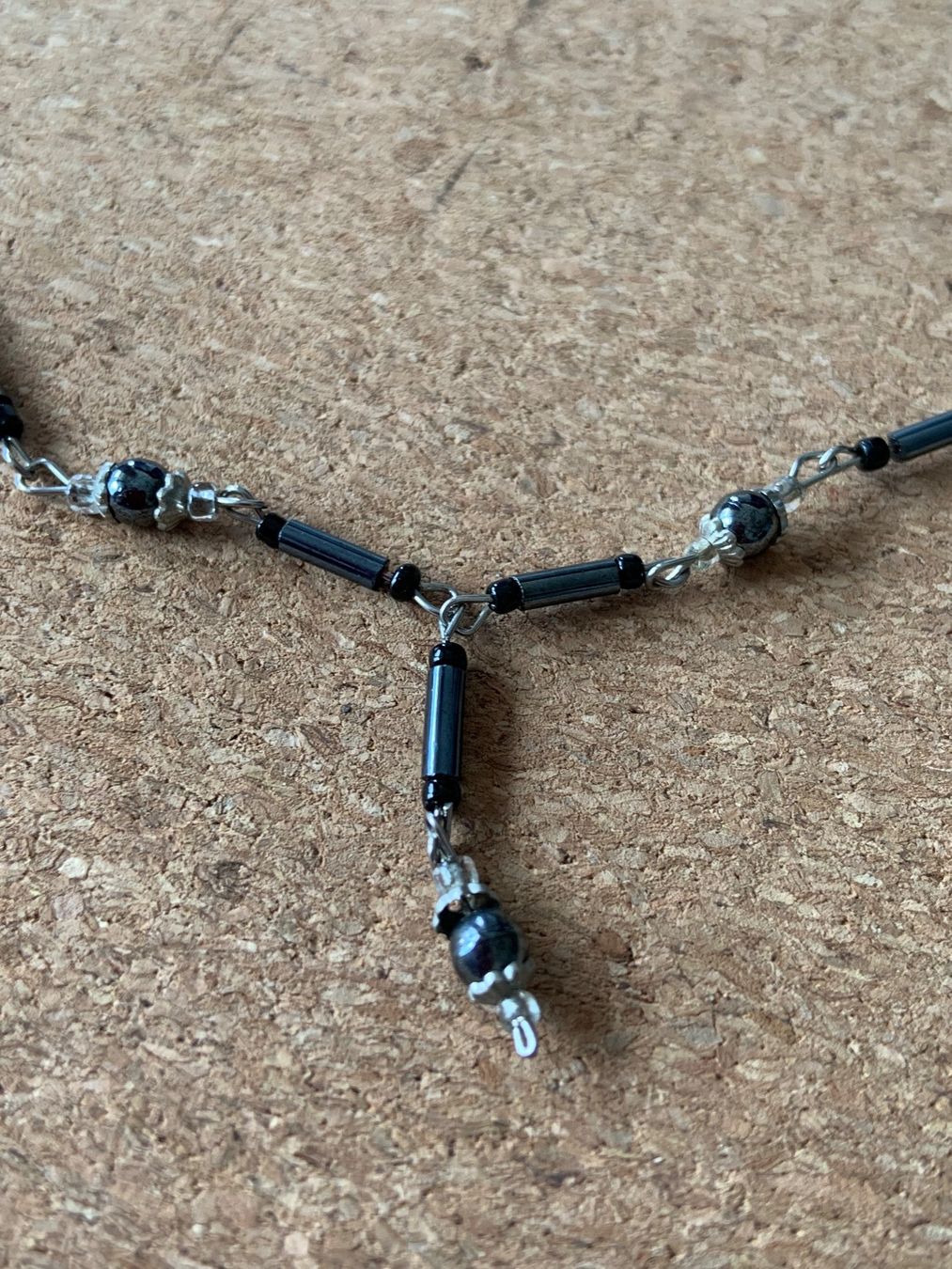 Ketten: Kette antrazith Fein leicht (ca 36cm) – Gebraucht aus Dittingen von Bijoubelle 2