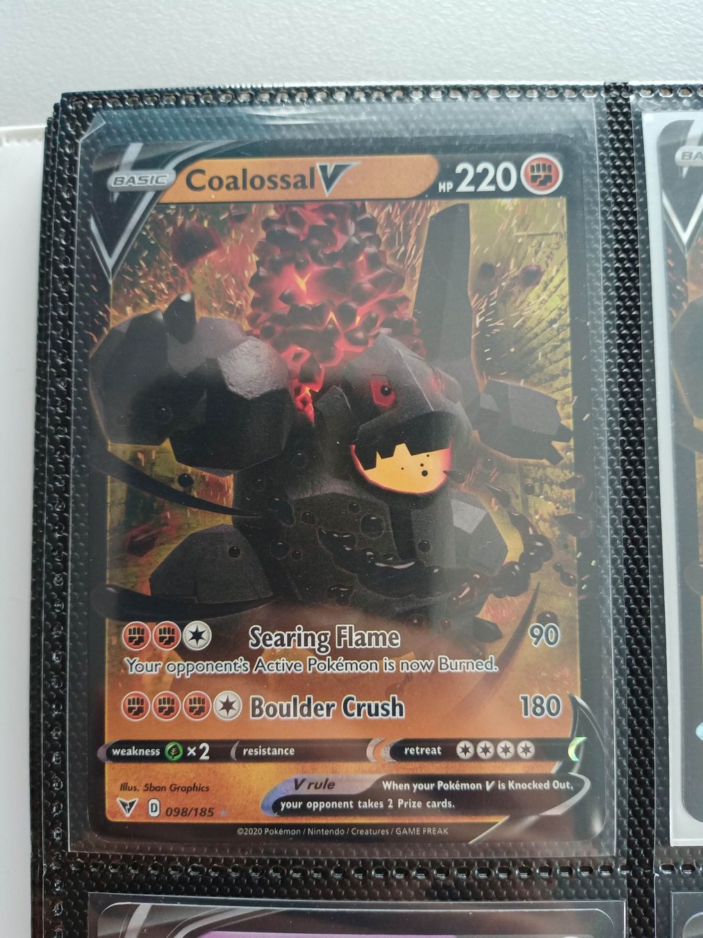 Pokémon Carte collezionabili: Coalossal V – Usato da Altstätten SG venduto da GGsGameshop