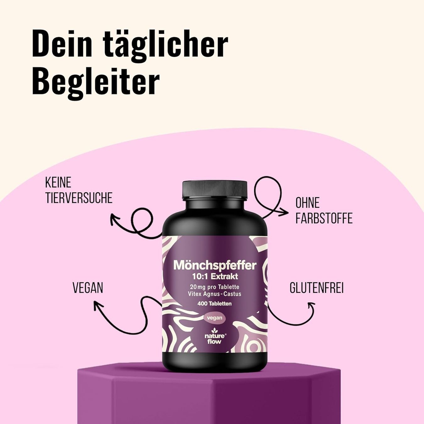 Lebensmittel & Spezialitäten: Mönchspfeffer 20mg 400 Tabletten Agnus Castus – Neu und originalverpackt aus Suhr von SchnapperCH 1