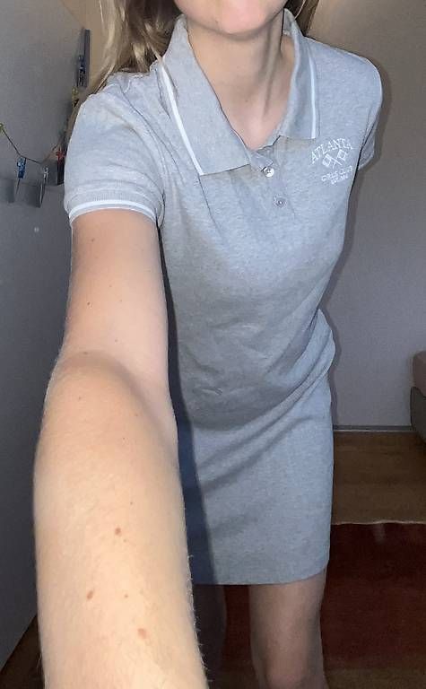 Kleider: Graues Kleid mit Kragen – Gebraucht aus Murten von leonie_tutti 2