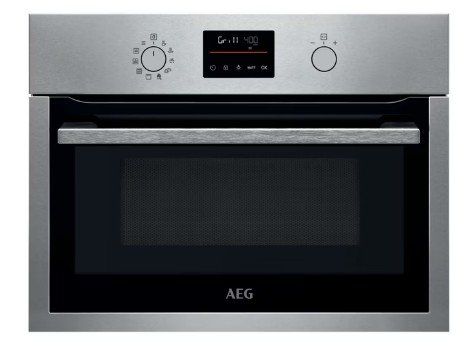 Elettrodomestici da cucina: BO4BEMGM Einbaubackofen Compact 45 Mikrowelle Grill Chrom – Usato da Bürglen UR venduto da rolfface 2