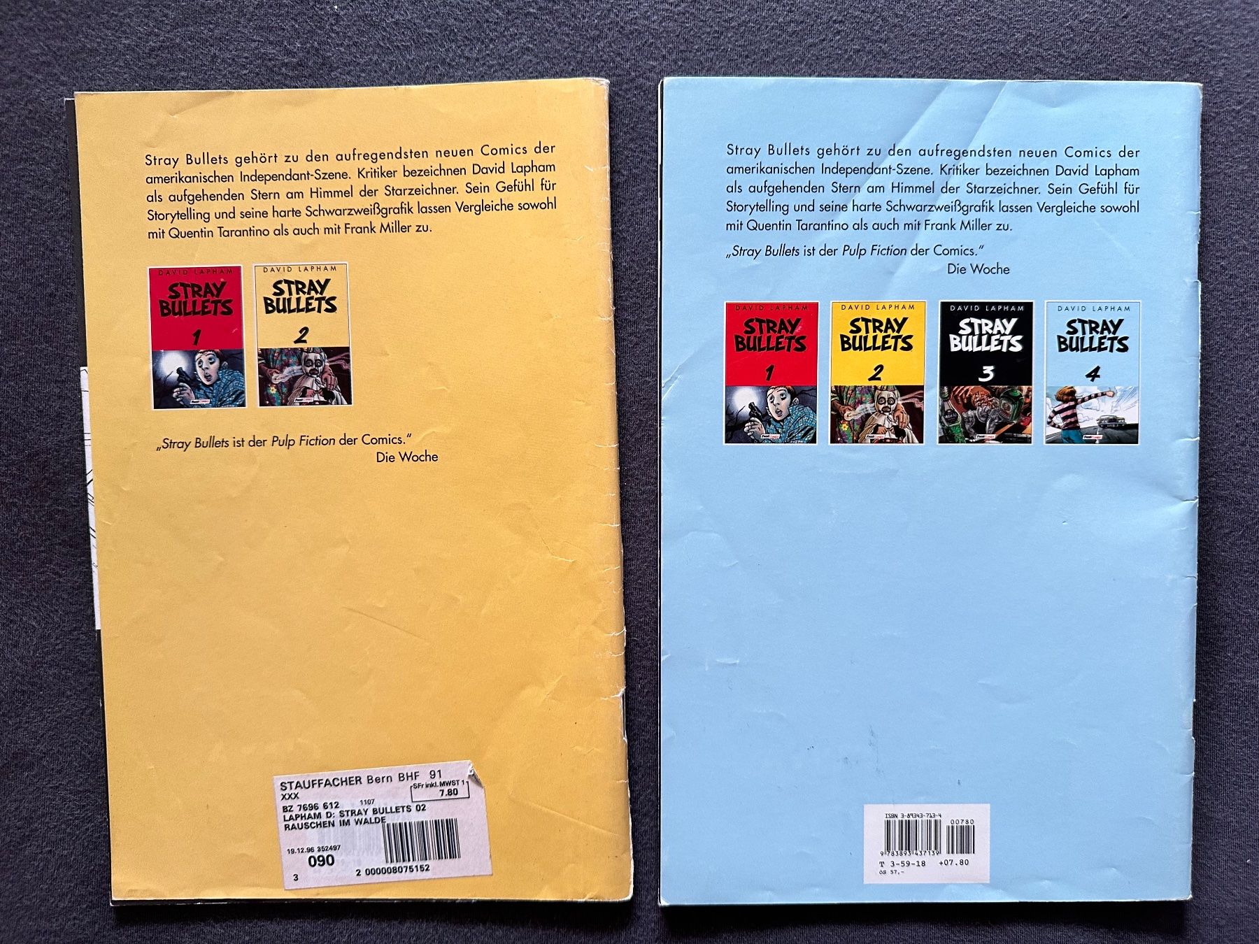 Fumetti: STRAY BULLETS HEFT 2 und 4, DAVID LAPHAM, FEEST COMICS – Usato da Münsingen venduto da Ganjam 1