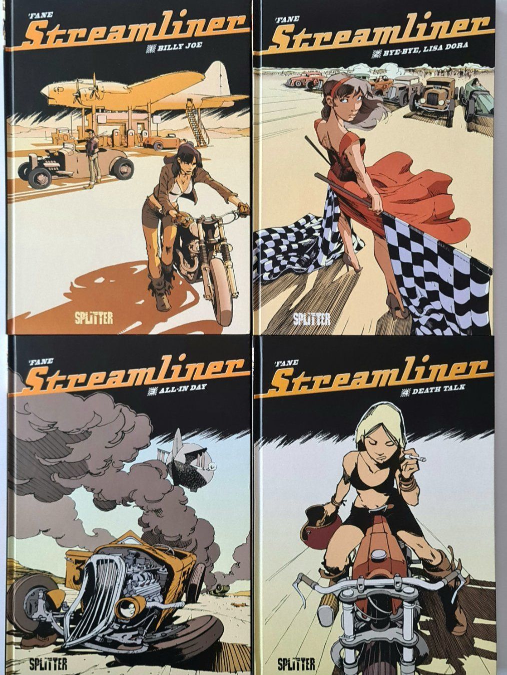 BD: Fane " STREAMLINER" Comic Bücher 1-4, Splitter Verlag – Neuf (Voir description) à Aesch BL par pri_fp8t