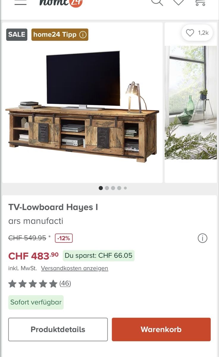 Mobili TV: TV-Lowboard neuwertig – Nuovo (secondo la descrizione) da schleitheim venduto da Engelchen16 1
