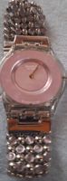 Montre Swatch Rose Poudré Bijoux Argentée