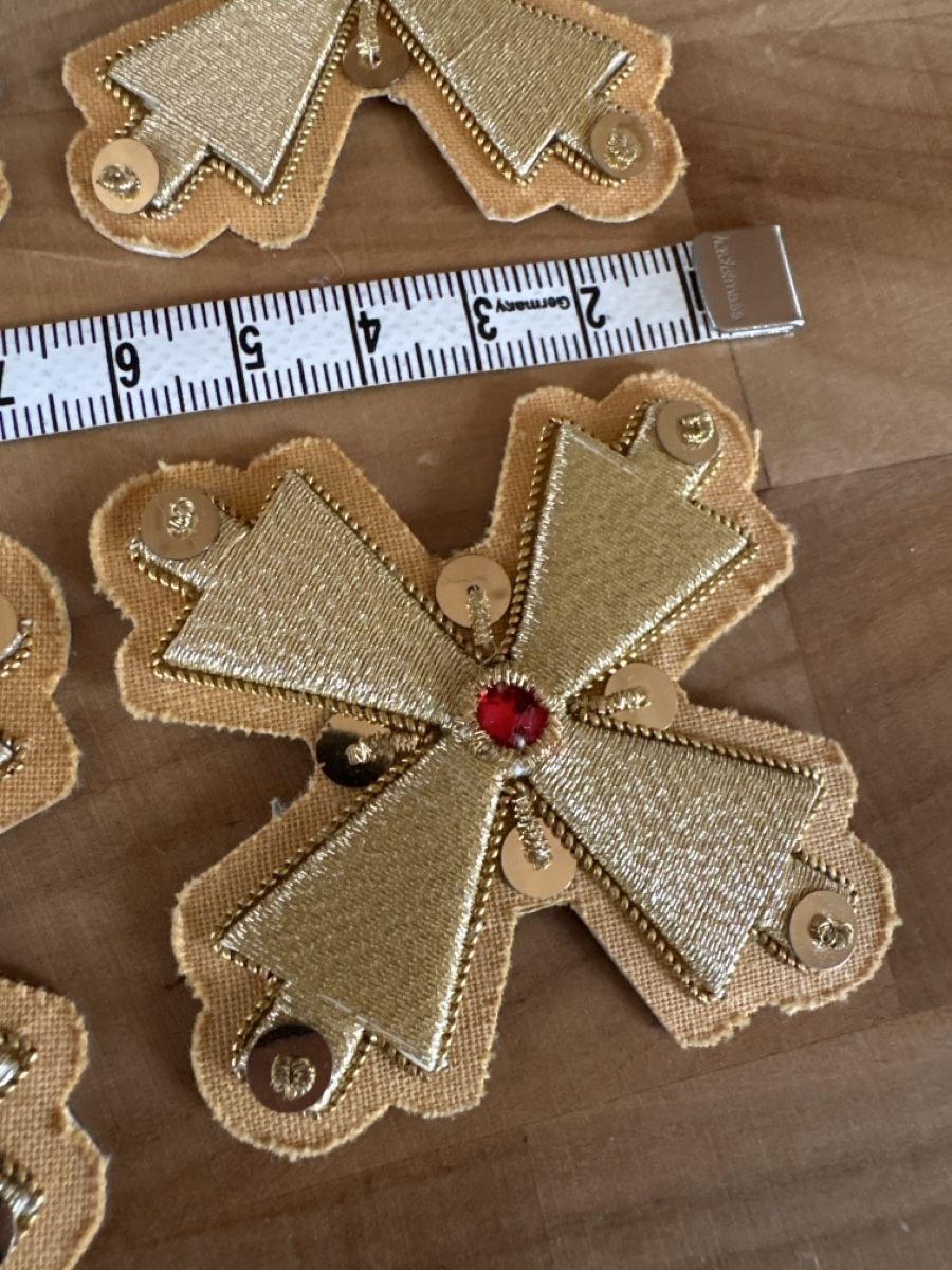 Placchette & Badge: Kreuz Emblem bestickt auf Karton – Nuovo (secondo la descrizione) da Rümlang venduto da SchumBru10 1