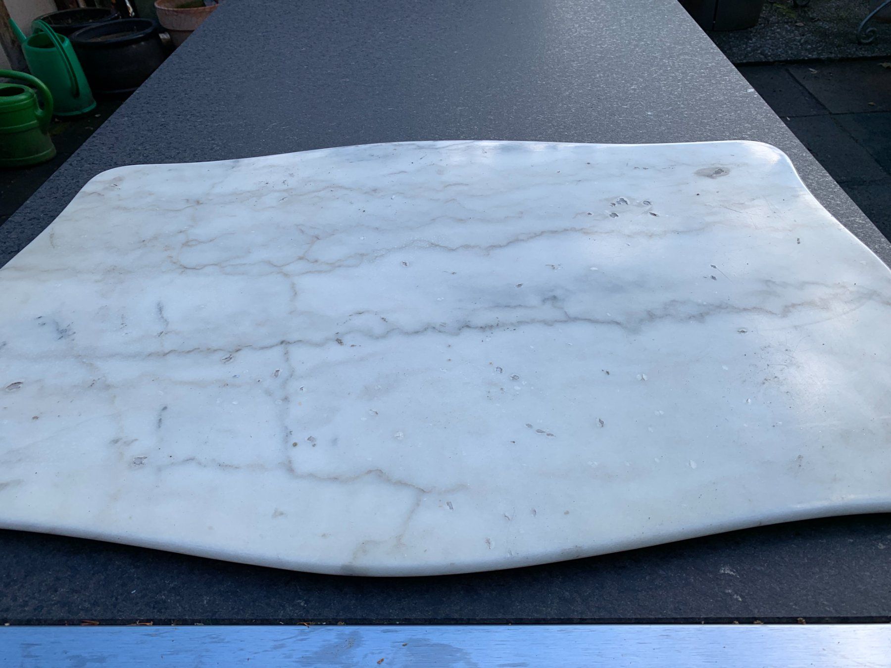 Tavoli: Schwere Marmor Tisch Platte - 79cm x 57cm – Usato da Zürich venduto da ZHtobi 2